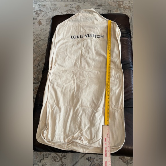 ✨LOUIS VUITTON Logo Fabric Garment Suit Extra Long Dust Bag Unisex Authentic - Picture 3 of 6